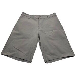 Men's State & Liberty Athletic Fit Shorts 9" Size 32 Light Grey